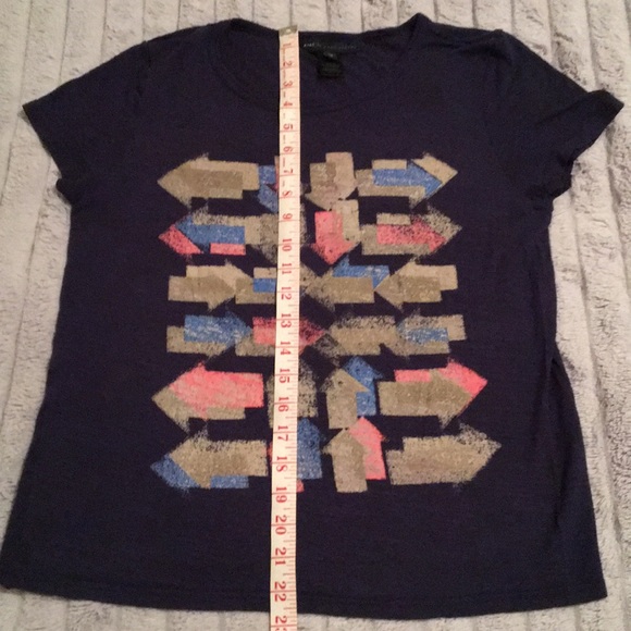 Marc by Marc Jacobs India Ink multi arrows T-shirt - Picture 8 of 16